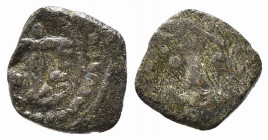 PALERMO. Ruggero I (1057-1101). Kharruba Ag (0,28 g). DA-Con. 107. MB-BB