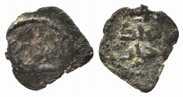 PALERMO. Ruggero I (1057-1101). Kharruba Mi (0,20 g). DA-Con. 109. BB