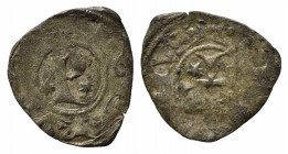 PERUGIA. Repubblica (1260-1506). Ordinanza del 1471. Quattrino Mi (0,58 g). Grande P accostata da due stellette - R/croce patente, stellette nel 1° e ...