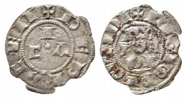 PIACENZA. Comune, a nome di Corrado II (1140-1313). Mezzano o denaro Mi (0,56 g). MIR 1108. BB