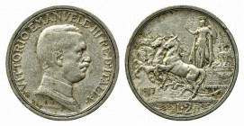 Vittorio Emanuele III (1900-1943). 2 Lire 1917 "Quadriga Briosa". Ag (10 g -27 mm). Gig. 104 NC. qBB/BB