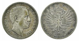 Vittorio Emanuele III (1900-1943). 1 Lira 1901 "Aquila Sabauda" Ag (5 g). Gig.127 - NC. MB-BB