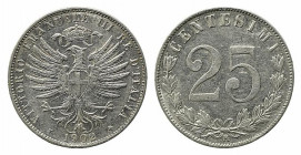 Vittorio Emanuele III (1900-1943). 25 centesimi 1902 "Aquila Sabauda". Gig.191. qSPL