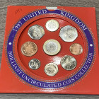 GRAN BRETAGNA. Serie divisionale 9 monete 1997. brilliant uncircolated coin collection.