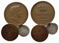 ZECCHE ITALIANE. Lotto di 3 monete da catalogare (Napoli, Ferrara, Venezia). MB-BB