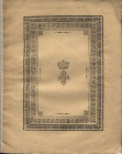 A.A.V.V. Documenti relativi alla rettificazione del modo di saggiare l'argento adottata nel Regno delle Due Sicilie. Napoli, 1833, pp. 66, tavv. nel t...