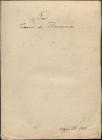 ANONIMO. - Manoscritto. Piacenza ? 23 – Maggio, 1915. Manoscritto su La zecca di Piacenza. Pp. 50. Brossura, bella calligrafia fogli sciolti numerati....