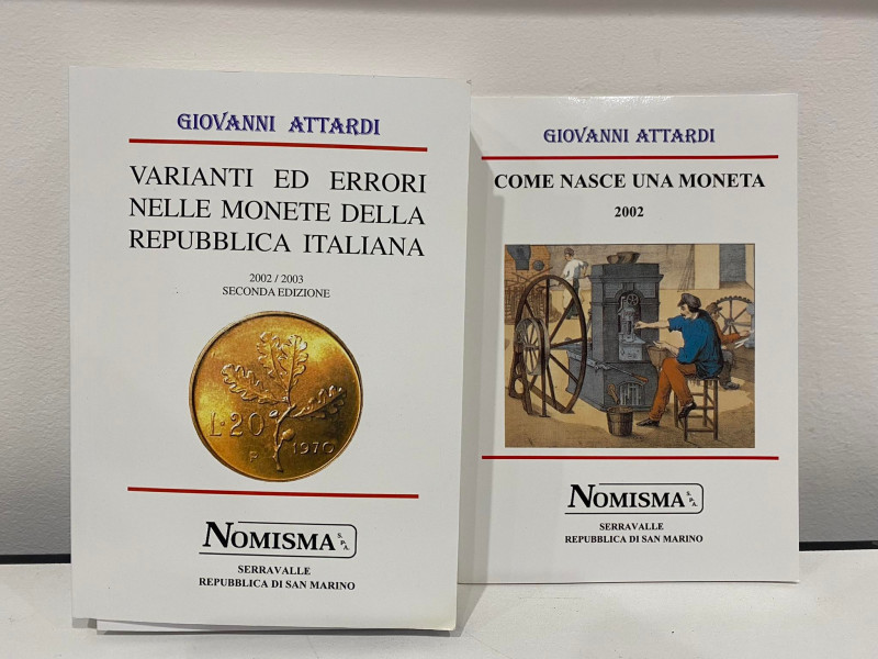 ATTARDI G. - Varianti ed Errori nelle Monete della Repubblica Italiana. Edizioni...