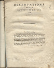 Lippi C. - Observation sur la monnaies de Naples. Roma? 1830. pp. 22. ril. cart. Muto coevo sciupato, buono stato, molto raro.