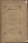 Olivieri A. - Monete e sigilli dei Principi Centurioni Scotti. Genova, 1862. pp. 63, tavv. 1. ril ed sciupata, buono stato, raro.