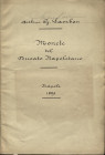 SAMBON G. - Monete del Ducato napoletano. Napoli, 1889. pp. 28, tavv. 2. ril ed ottimo stato, molto raro.