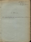 BOSCO E. - Un ripostiglio di monete d'oro a Gravere. Milano, 1912. pp. 4. brossura ed. muta, buono stato, raro. Zecche francesi e italiane