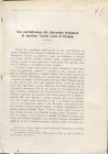 CUNIETTI - CUNIETTI A. - Una contraffazione del chiavarino bolognese di Agostino Tizzoni conte di Desana 1559 - 1582. Milano, s.d. pp. 3, con ill. nel...