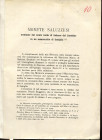 CUNIETTI - CUNIETTI A. - Monete Saluzzesi nominate dal Conte di Saluzzo del Castellar in un manoscritto di famiglia. Milano, s.d. pp. 8, tavv. 1. bros...