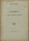 CUNIETTI - GONNET G. - Contributi al " Corpus Nummorum Italicorum". Milano, 1919. pp. 11. brossura editoriale, buono stato, importanti zecche emiliane...