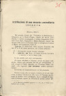 GRILLO G. - Attribuzione di una moneta contraffatta incerta. Sabbioneta. Milano, 1919. pp. 3, con ill. nel testo. brossura editoriale, buono stato, ra...