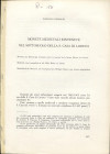 GRIMALDI F. - Monete medioevali rinvenute nel sottosuolo della S. Casa di Loreto. Milano, 1971. pp. 187-193, tavv. 1. brossura editoriale, buono stato...