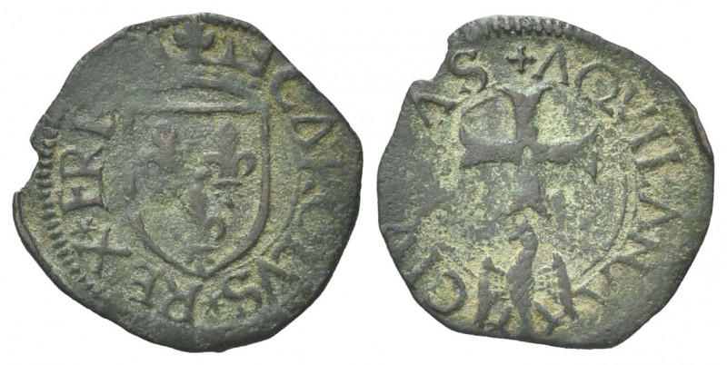 AQUILA (L’)
Carlo VIII di Valois, occupazione francese 1483-1498. Cavallo.
Æ g...