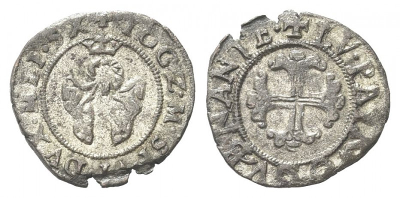 MILANO
Gian Galeazzo Maria Sforza, 1481-1494. Trillina.
Mi gr. 1,09
Dr. IO GZ...