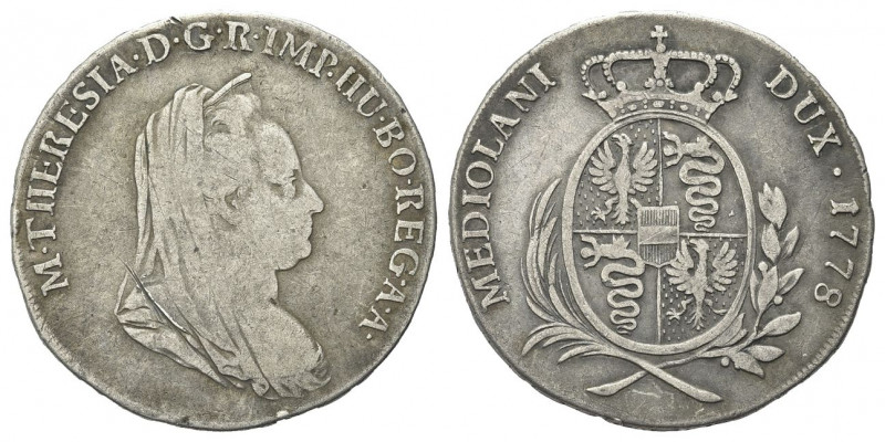 MILANO
Maria Teresa d'Asburgo, Imperatrice e Duchessa di Milano, 1740-1780. Mez...