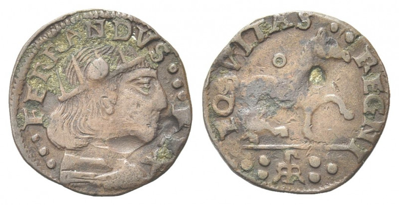 NAPOLI
Ferdinando I d’Aragona (Ferrante), 1458-1494. Cavallo.
Æ gr. 1,87
Dr. ...