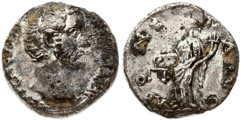 Roman Empire 1 Denarius (138-161AD) Antoninus Pius. Rome; ca. A.D. Obverse: ANTN...