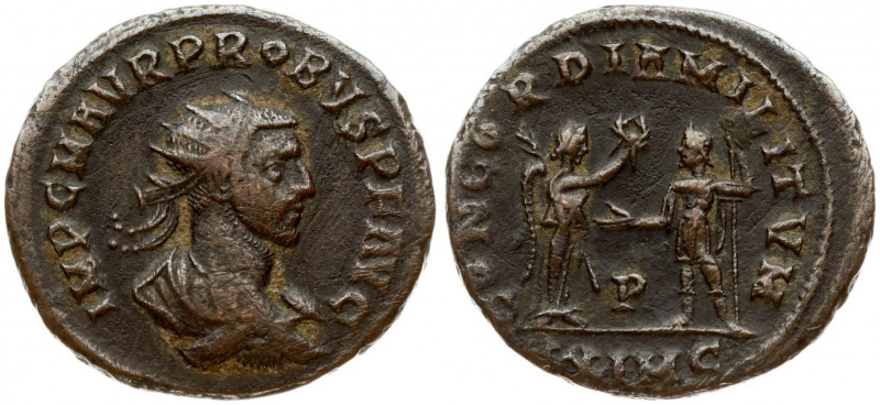 Roman Empire 1 Antoninianus (276-282) Marcus Aurelius Probus Cyzicus. Obverse le...