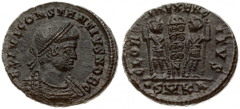 Roman Empire Æ 1 Nummus (337-347 AD) Constantius II (337-361AD). Kyzikos. 337-34...