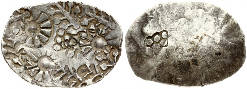India Early 1 Unit (500-300 BC) Northern trade coinage. Gandhara. Taxila series....