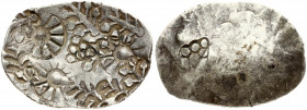India Early 1 Unit (500-300 BC) Northern trade coinage. Gandhara. Taxila series. AR Unit. Flat Bar Unit circa 500-300 BC. Obverse: Multiple septa-radi...