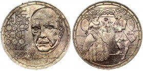 Austria 500 Schilling 1992 Richard Strauss. Obverse: Head of Richard Strauss facing forward at right; inscription at left. Reverse: Man and woman stan...