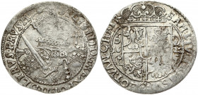 Poland 1 Ort 1622 (PRVS.M+) Bydgoszcz. Sigismund III Vasa (1587-1632). Averse: Crowned half-length figure right. Reverse: Crowned shield within fleece...