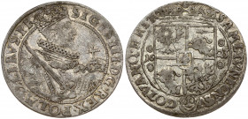 Poland 1 Ort 1623 PR Bydgoszcz. Sigismund III Vasa (1587-1632). Obverse: Crowned half-length figure right. Reverse: Crowned shield within fleece colla...