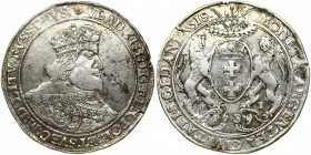 Poland Danzig 1 Thaler 1639 II. Wladislaws IV (1632-1648). Obverse: Crowned bust of Wladislaus IV right in inner circle. Reverse: Date in cartouche be...