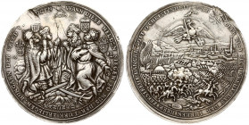 Poland Medal Commemorate the Alliance and Liberation of Vienna from the Turkish siege 1683. Jan III Sobieski (1674-1696) by Hans Jacob Worlab (medalis...