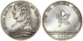 Poland Silver Medal 1747 Stanislaus Lesczynski 1738-1766 Silver Medal 1747 (Du Vivier) On his daughter Maria Leszczynska Queen of France. Half-length ...