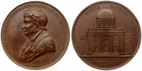 Poland Medal (1817) Opening of the Public Library in Lviv by Jozef Maksymilian Ossolinski; by Joseph Lang from 1817. Obverse: Ossoliński's Bust to the...