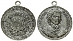 Poland Medal by Kissing from 1894 for the 100th anniversary of the Kosciuszko Uprising. Obverse: Bust of Tadeusz Kosciuszko 3/4 to the right;TADEUSZ K...