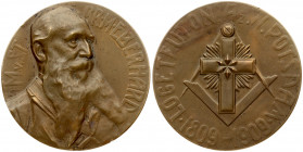 Poland Medal LOGE Teutonia Potsdam 1809 – 1909. Bronze. Weight approx: 49.54g. Diameter: 50 mm.