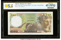 Algeria Banque de l'Algerie 5 Nouveaux Francs 18.12.1959 Pick 118a PCGS Banknote Choice XF 45 PPQ. 

HID09801242017

© 2020 Heritage Auctions | All Ri...