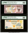 Bahrain Monetary Agency 1/2; 20 Dinars 1973; 1973 (ND 1998) Pick 7; 23 Two examples PMG Gem Uncirculated 66 EPQ (2). 

HID09801242017

© 2020 Heritage...