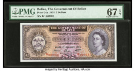 Belize Government of Belize 2 Dollars 1.1.1974 Pick 34a PMG Superb Gem Unc 67 EPQ. Great Embossing.

HID09801242017

© 2020 Heritage Auctions | All Ri...