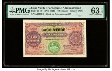 Cape Verde Banco Nacional Ultramarino 10 Centavos 5.11.1914 (ND 1921) Pick 20 PMG Choice Uncirculated 63 EPQ. 

HID09801242017

© 2020 Heritage Auctio...