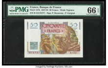 France Banque de France 50 Francs 19.5.1949 Pick 127b PMG Gem Uncirculated 66 EPQ. 

HID09801242017

© 2020 Heritage Auctions | All Rights Reserved