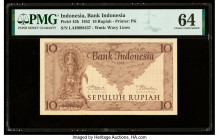 Indonesia Bank Indonesia 10 Rupiah 1952 Pick 43b PMG Choice Uncirculated 64. 

HID09801242017

© 2020 Heritage Auctions | All Rights Reserved