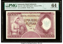 Indonesia Bank Indonesia 5000 Rupiah 1958 Pick 64 PMG Choice Uncirculated 64. 

HID09801242017

© 2020 Heritage Auctions | All Rights Reserved