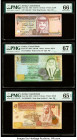 Jordan Central Bank of Jordan 1/2; 1; 5; 10; 20; 50 Dinars 1992; 2009 (2); 2010; 2012; 2008 Pick 23a; 34e; 35d; 36d; 37c; 38e Six Examples PMG Gem Unc...