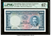 Mozambique Banco Nacional Ultramarino 1000 Escudos 31.7.1953 Pick 105a PMG Superb Gem Unc 67 EPQ. 

HID09801242017

© 2020 Heritage Auctions | All Rig...