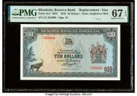 Rhodesia Reserve Bank of Rhodesia 10 Dollars 2.1.1979 Pick 41a* RD5 Replacement PMG Superb Gem Unc 67 EPQ. 

HID09801242017

© 2020 Heritage Auctions ...