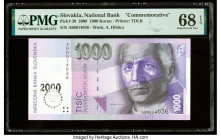 Slovakia Slovak National Bank 1000 Korun 2000 Pick 39 Commemorative PMG Superb Gem Unc 68 EPQ. 

HID09801242017

© 2020 Heritage Auctions | All Rights...